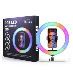 رینگ لایت 26 سانتی متر RGB مدل MJ26
